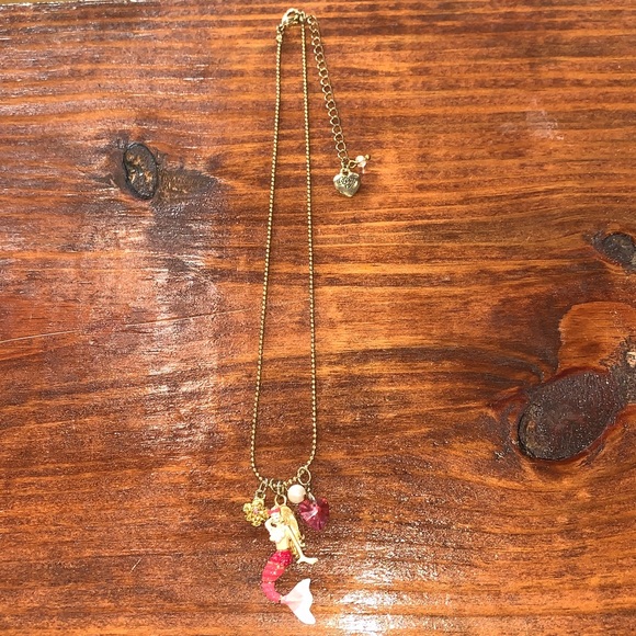 RARE Betsey Johnson Mermaid Necklace - Picture 3 of 15